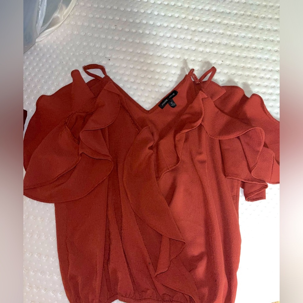 Off Shoulder Flare Style Shirt